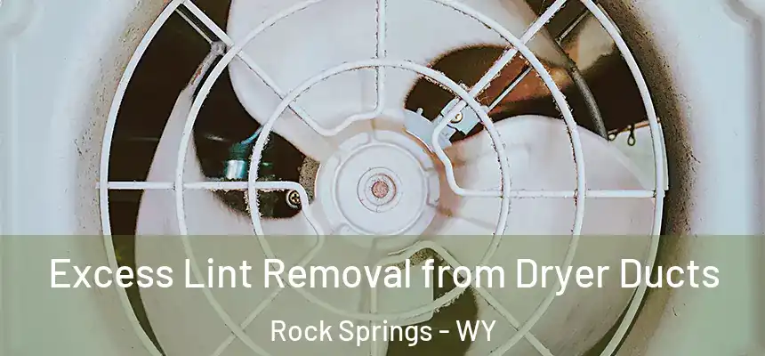 Excess Lint Removal from Dryer Ducts Rock Springs - WY