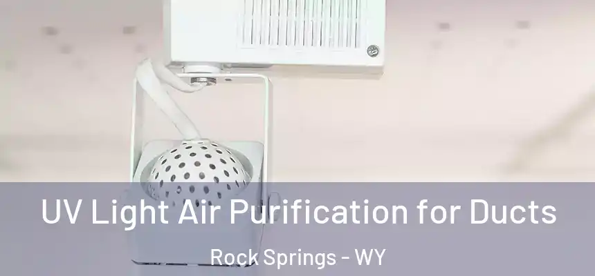  UV Light Air Purification for Ducts Rock Springs - WY